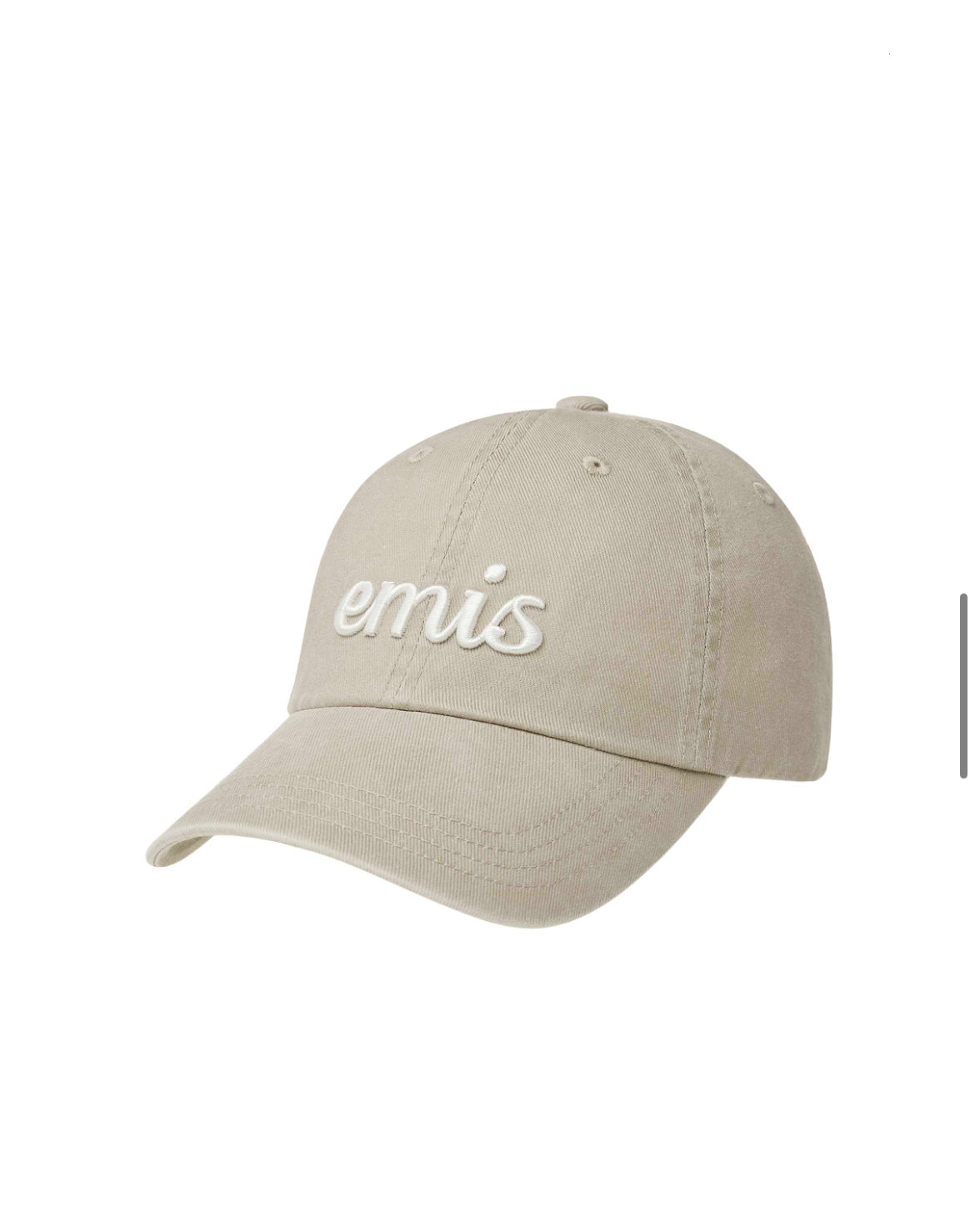 EMIS VINTAGE PIGMENT BALL CAP-BEIGE
