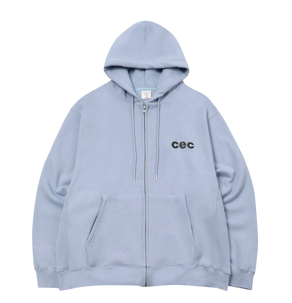 CEC ZIP-UP HOODIE(SKY BLUE)
