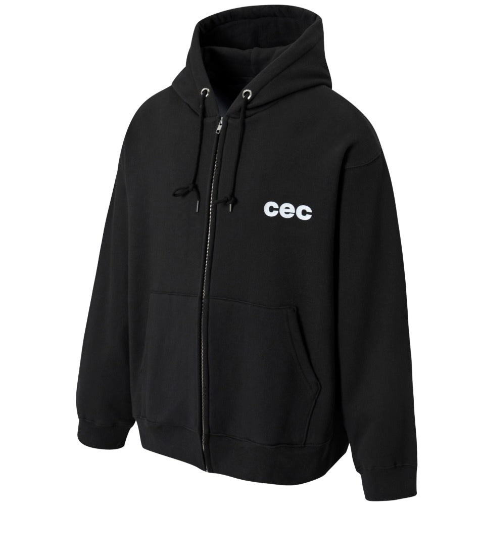 CEC ZIP-UP HOODIE(BLACK)