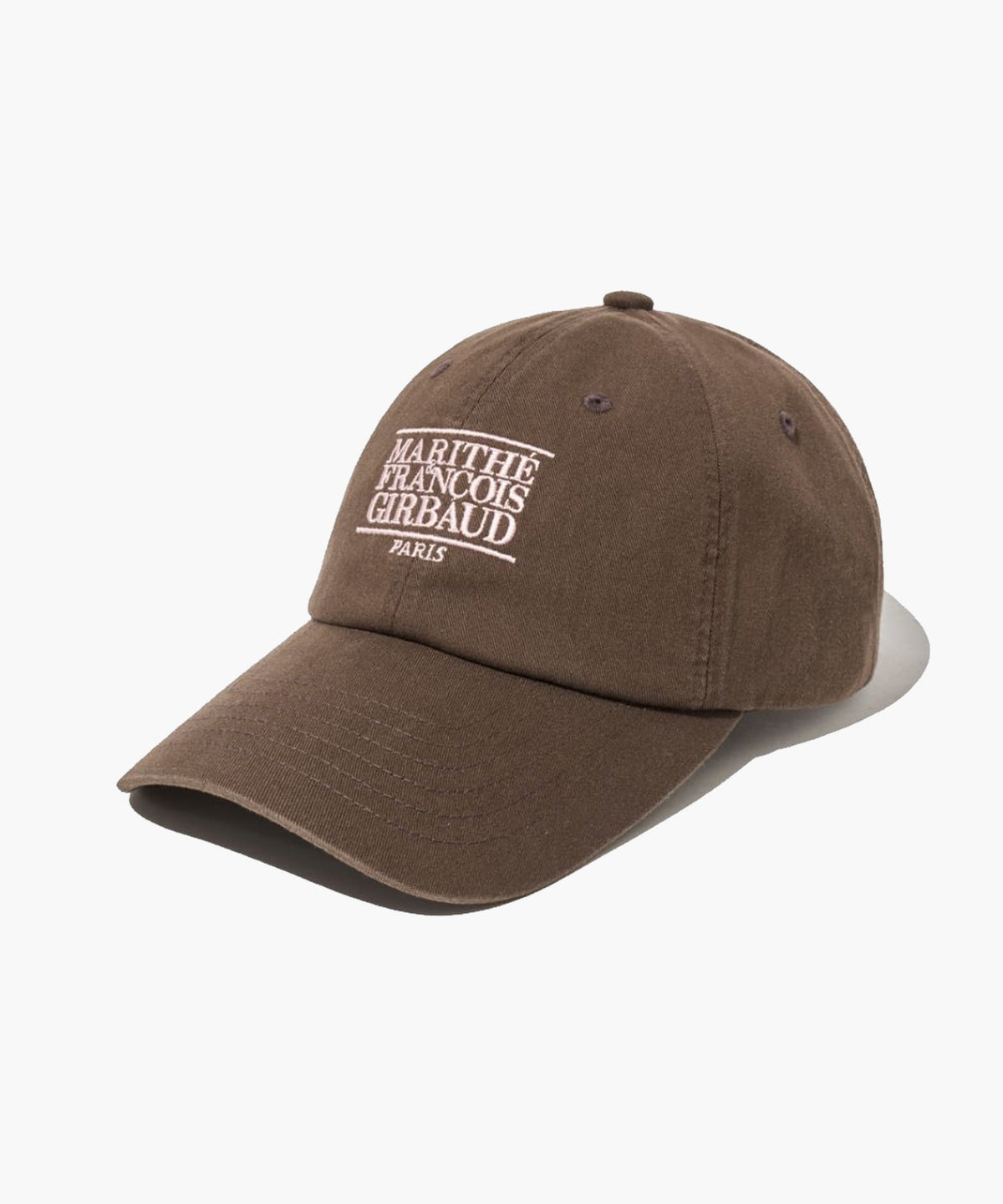 Marithe SMALL CLASSIC LOGO CAP dark brown