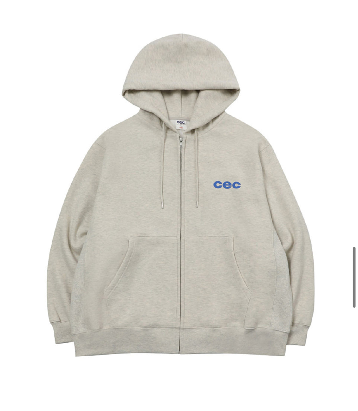 CEC ZIP-UP HOODIE(OATMEAL)