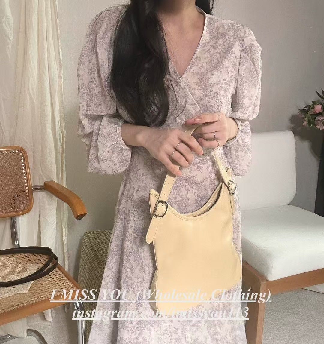 I miss you floral dress