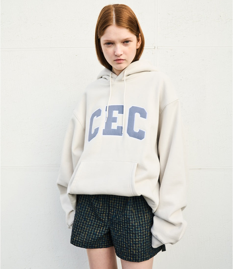 CEC ARCH LOGO HOODIE(SAND)