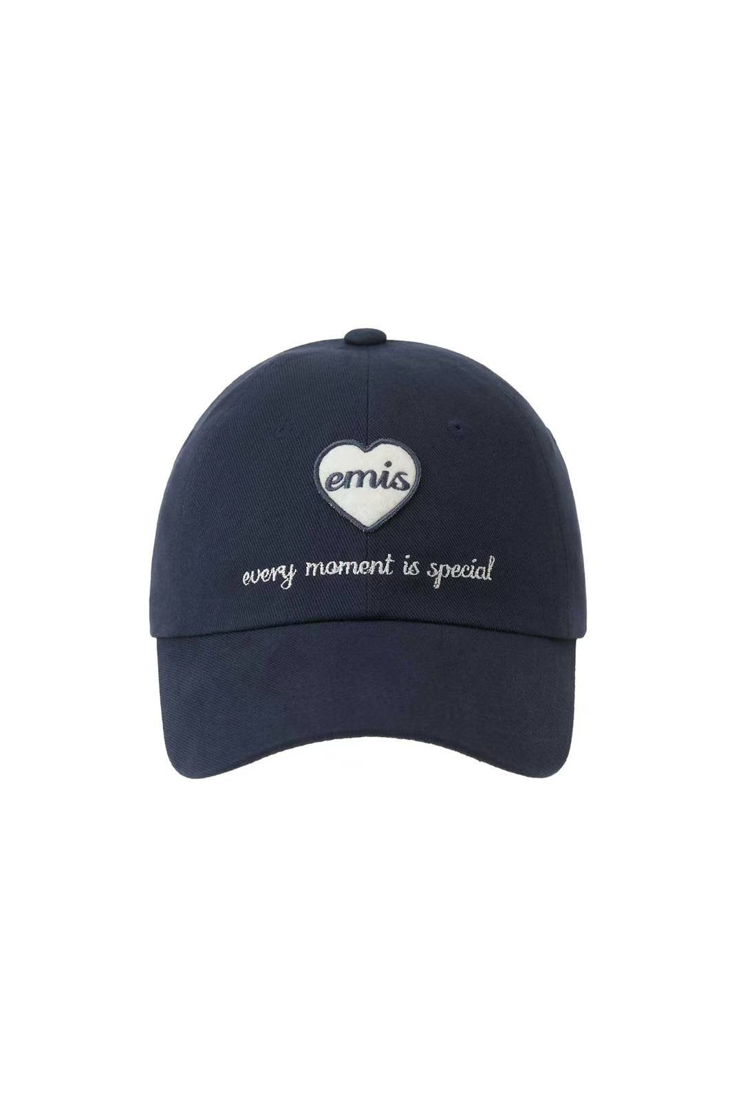 EMIS HEART WAPPEN BALL CAP-NAVY