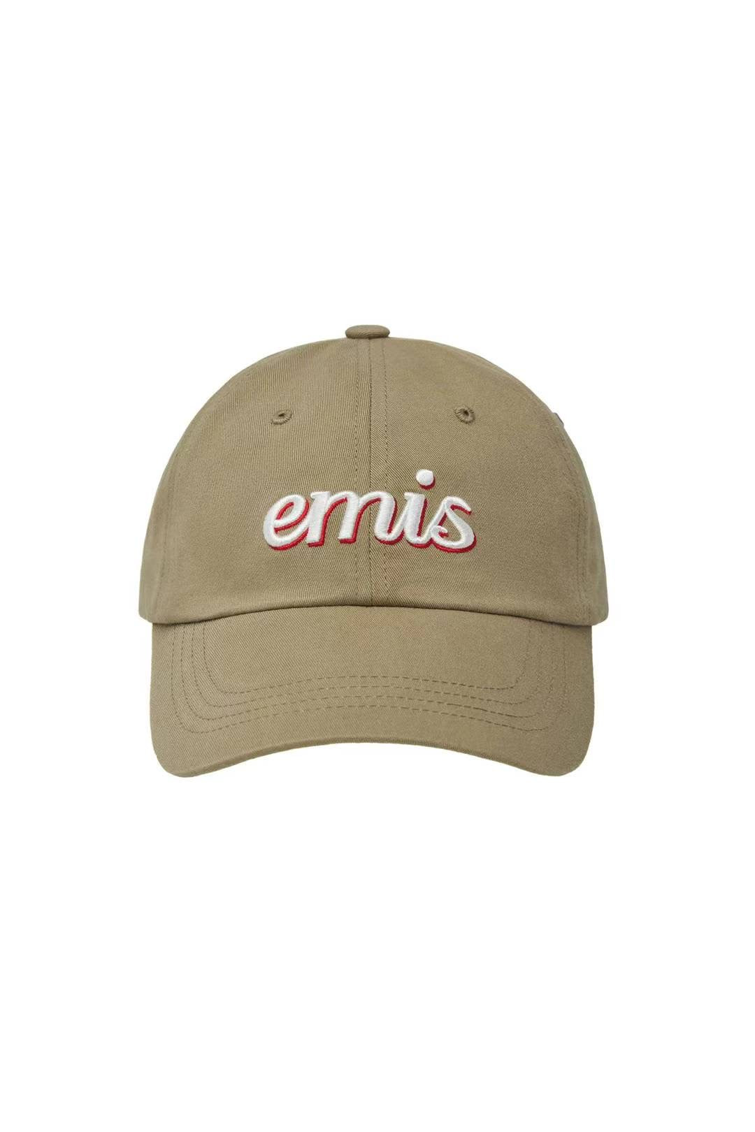 EMIS LAYERED LOGO BALL CAP-BEIGE