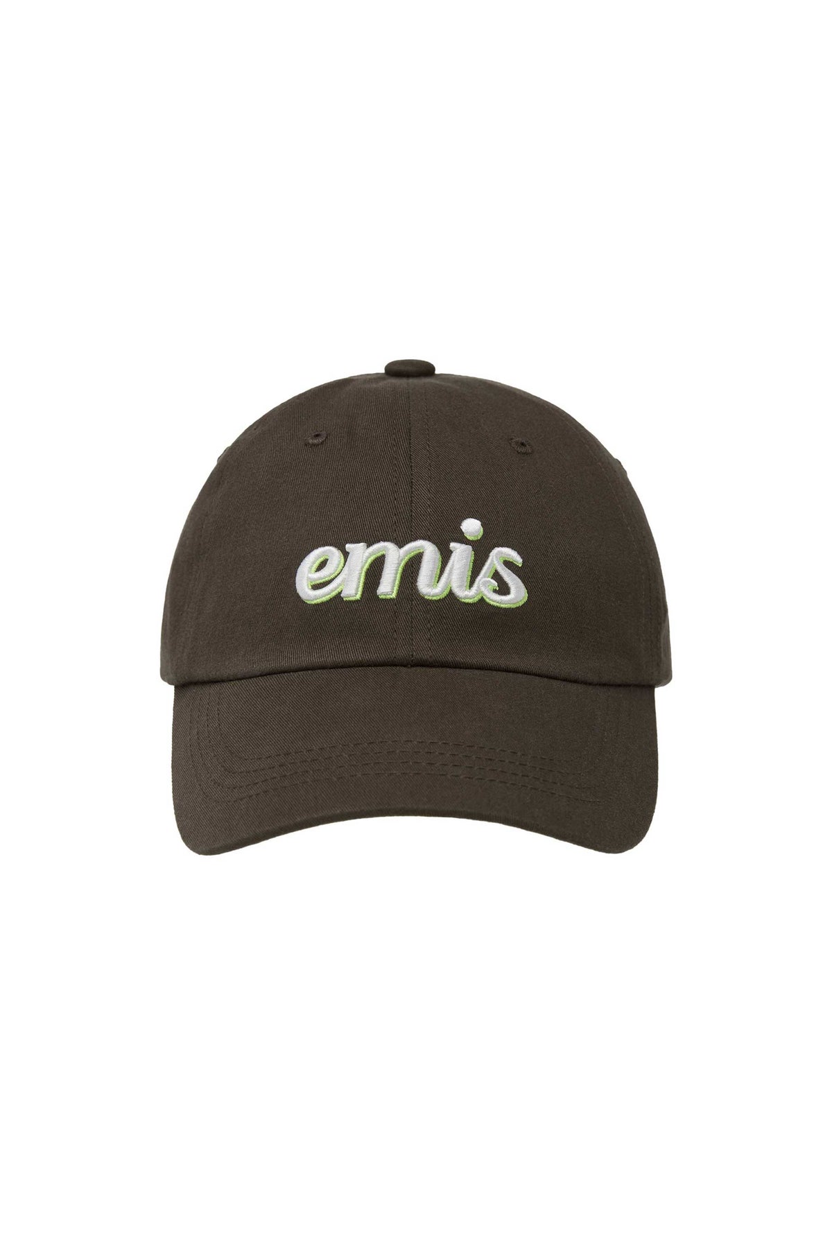EMIS LAYERED LOGO BALL CAP-BROWN