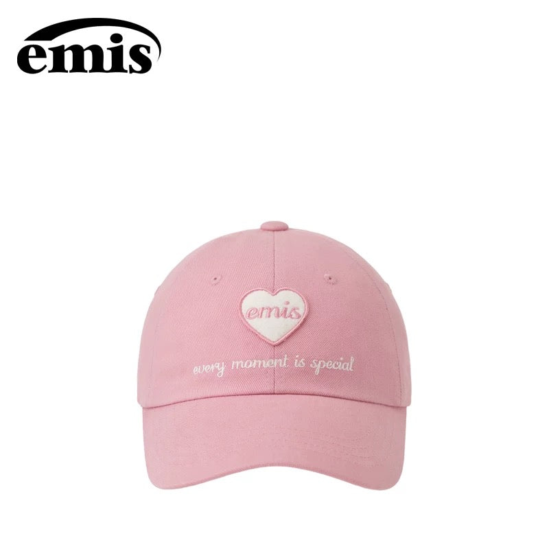 EMIS HEART WAPPEN BALL CAP-PINK