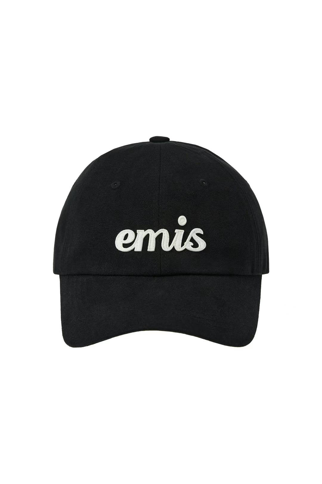 EMIS APPLIQUE BALL CAP-BLACK