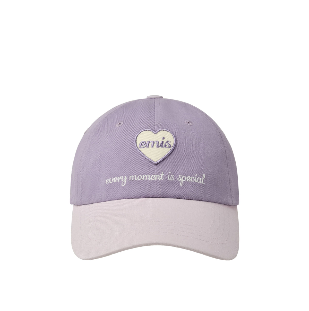Emis HEART WAPPEN TONE ON TONE BALL CAP-PURPLE