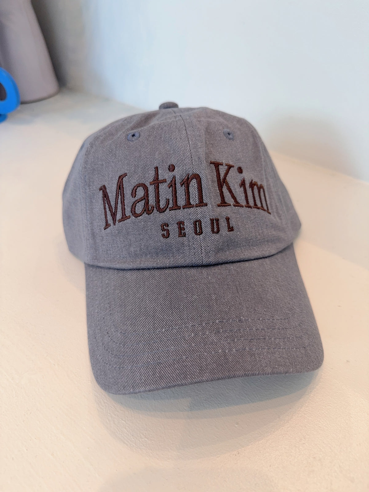 MATIN KIM SEOUL LOGO POINT BASIC BALL CAP