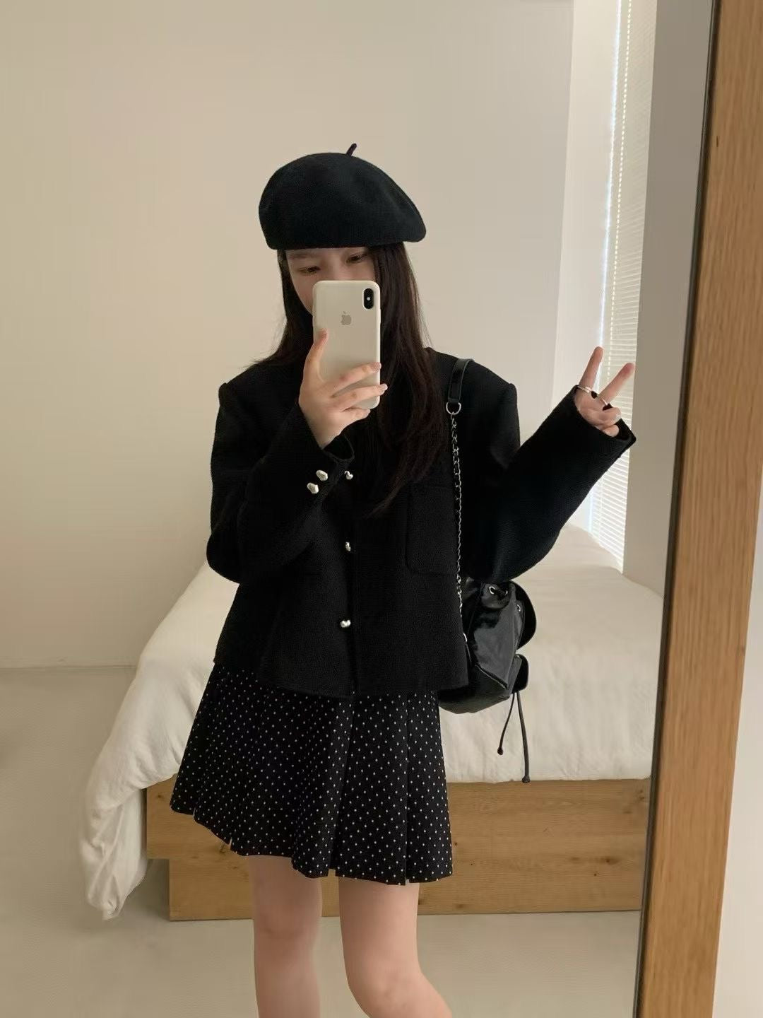 Heart button tweed jacket – MO & MORE