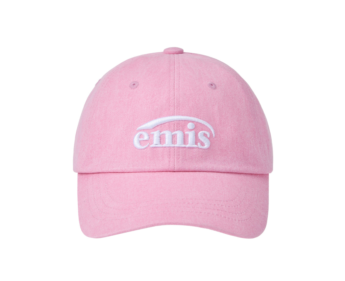 EMIS NEW LOGO PIGMENT BALL CAP- PINK