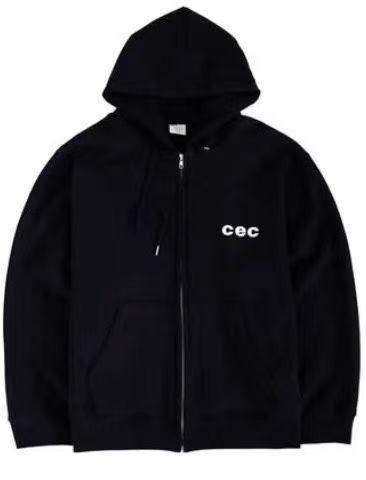 CEC ZIP-UP HOODIE(BLACK)