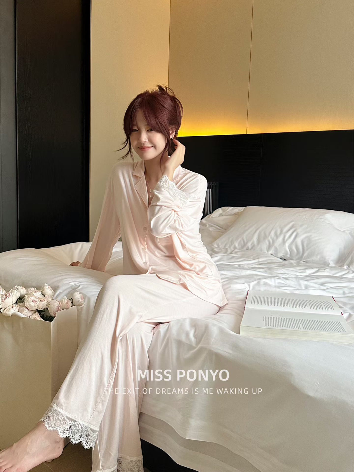 MISS PONYO Monroe Cotton pajama set