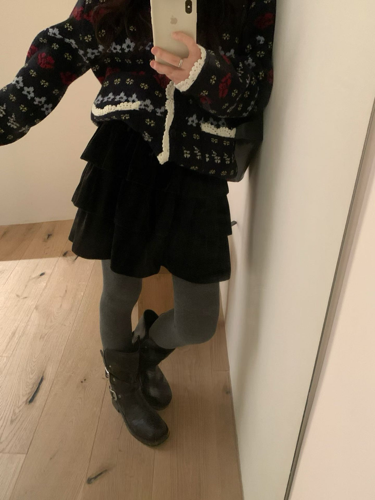 Velvet cake skirt