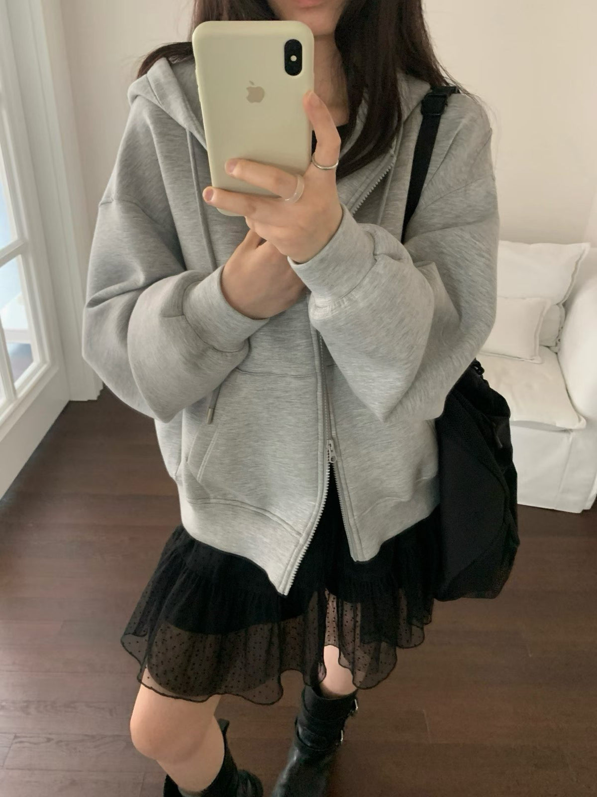 Air filter cotton hoodie jacket