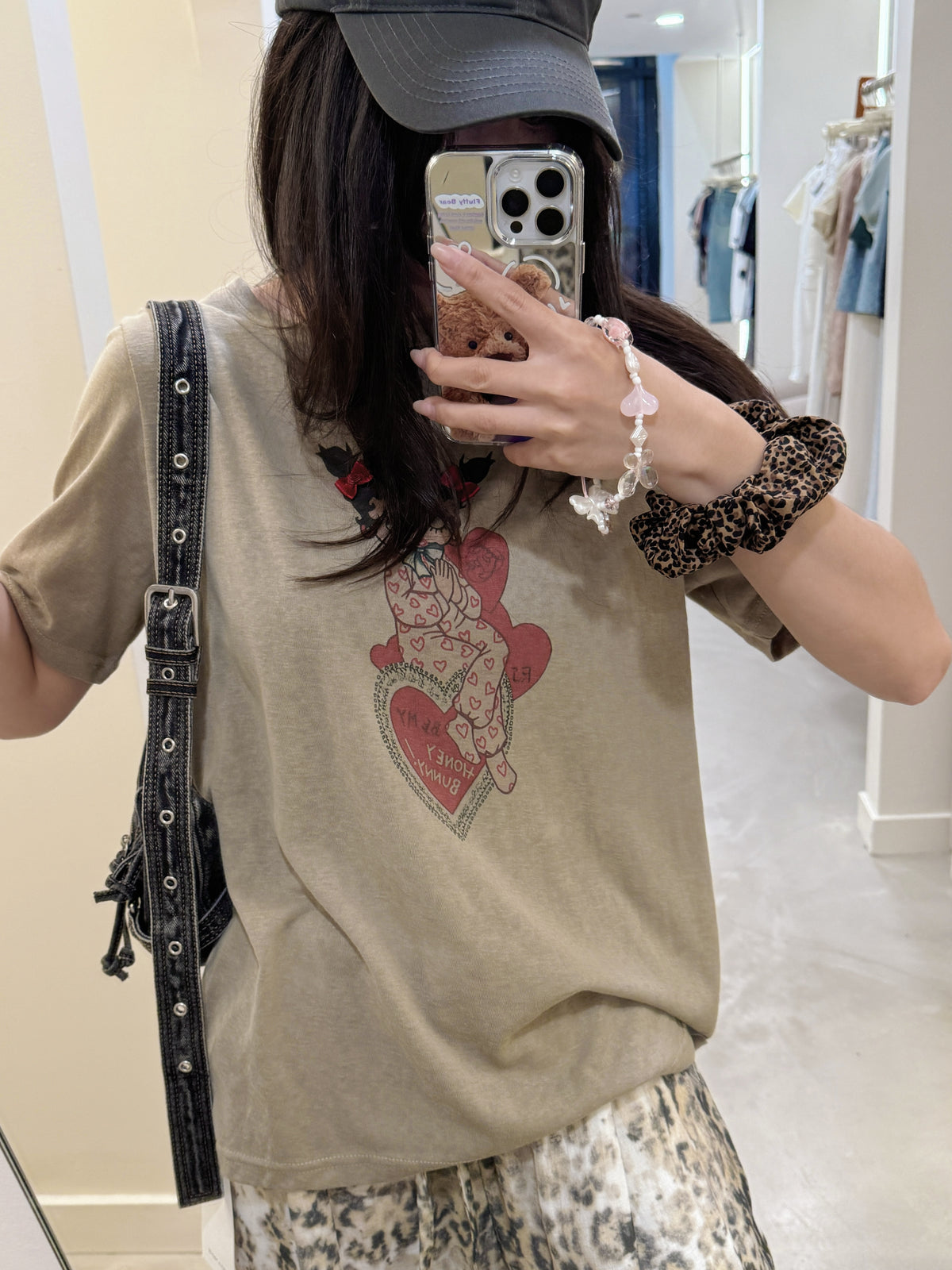 Girl’s Heartfelt Bowknot T-shirt