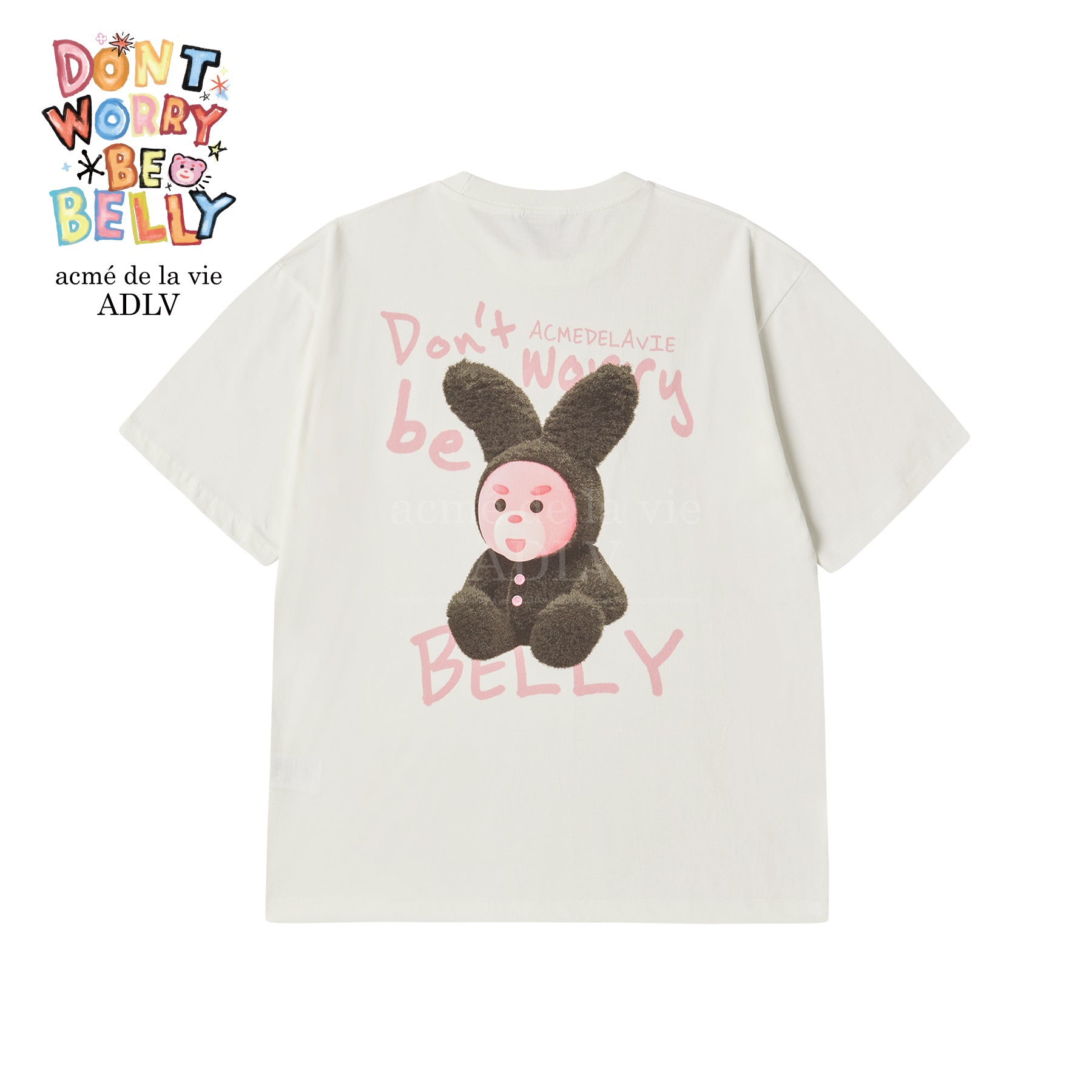 [ADLV] STRIPE RABBIT SHORT SLEEVE T-SHIRT /追跡付 ADLV RABBIT BELLY SHORT SLEEVE T-SHIRT – MO & MORE