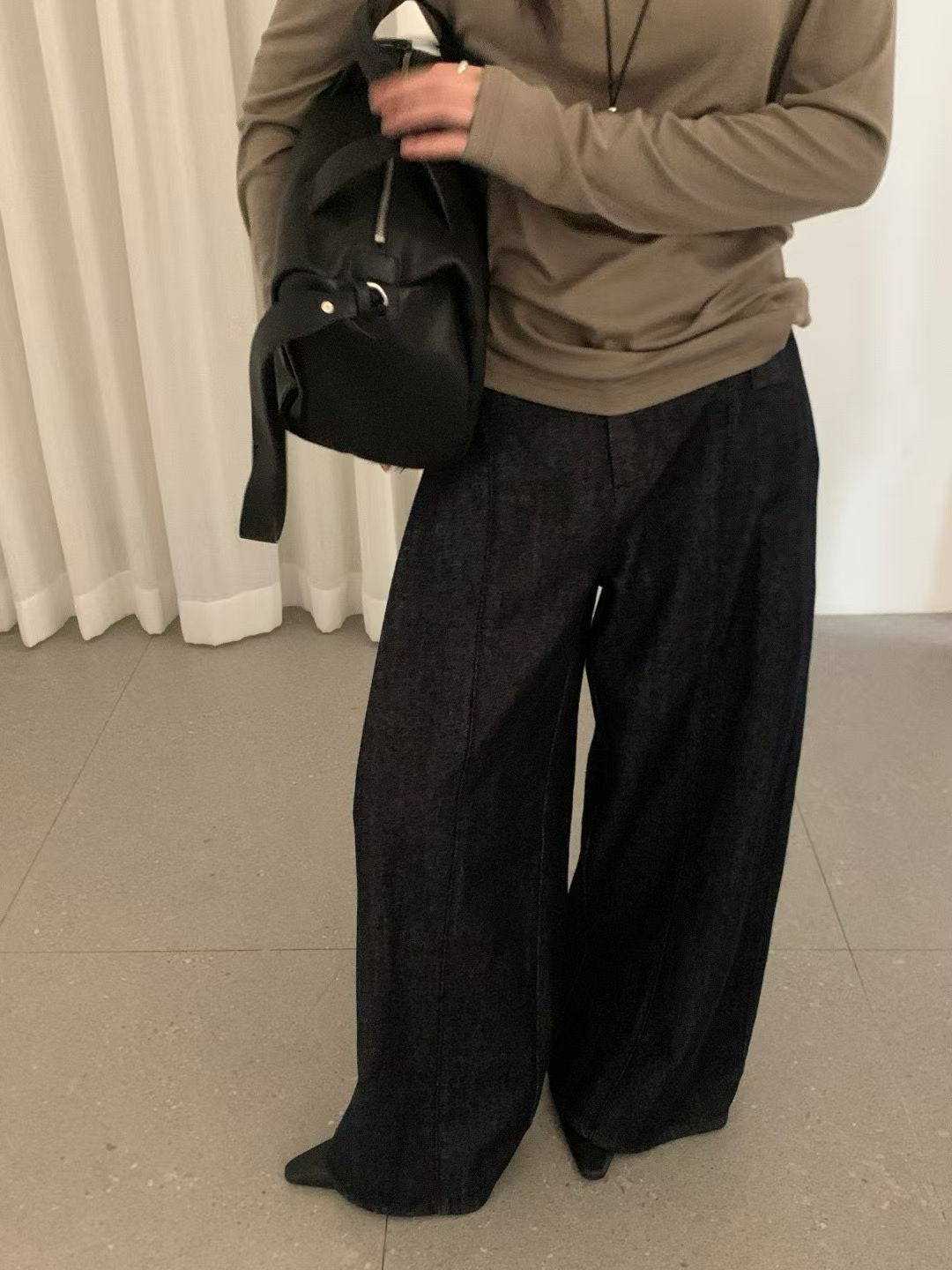 Designer dark jeans