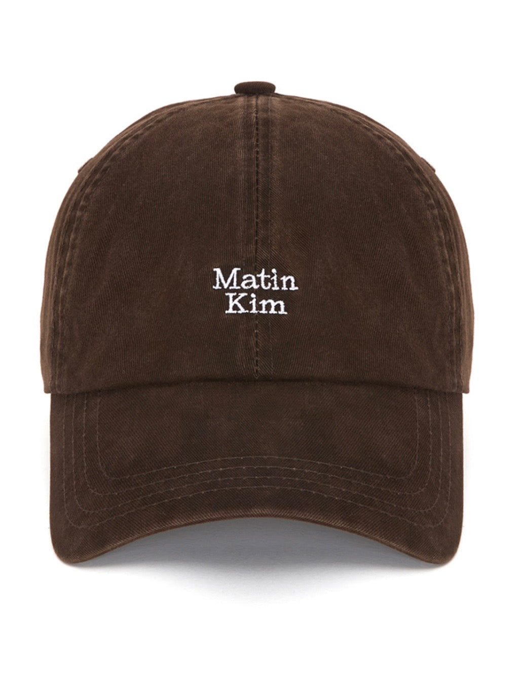 Matin Kim mini logo ball in brown