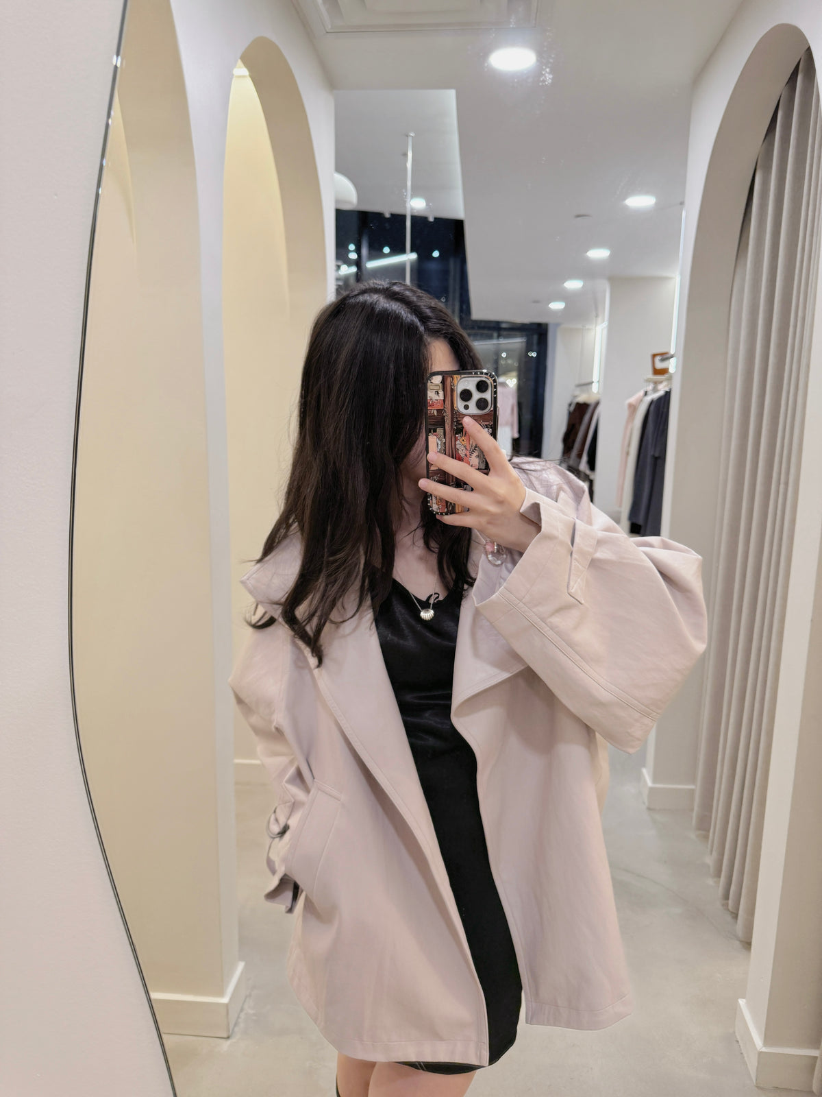 Faux leather buckle jacket