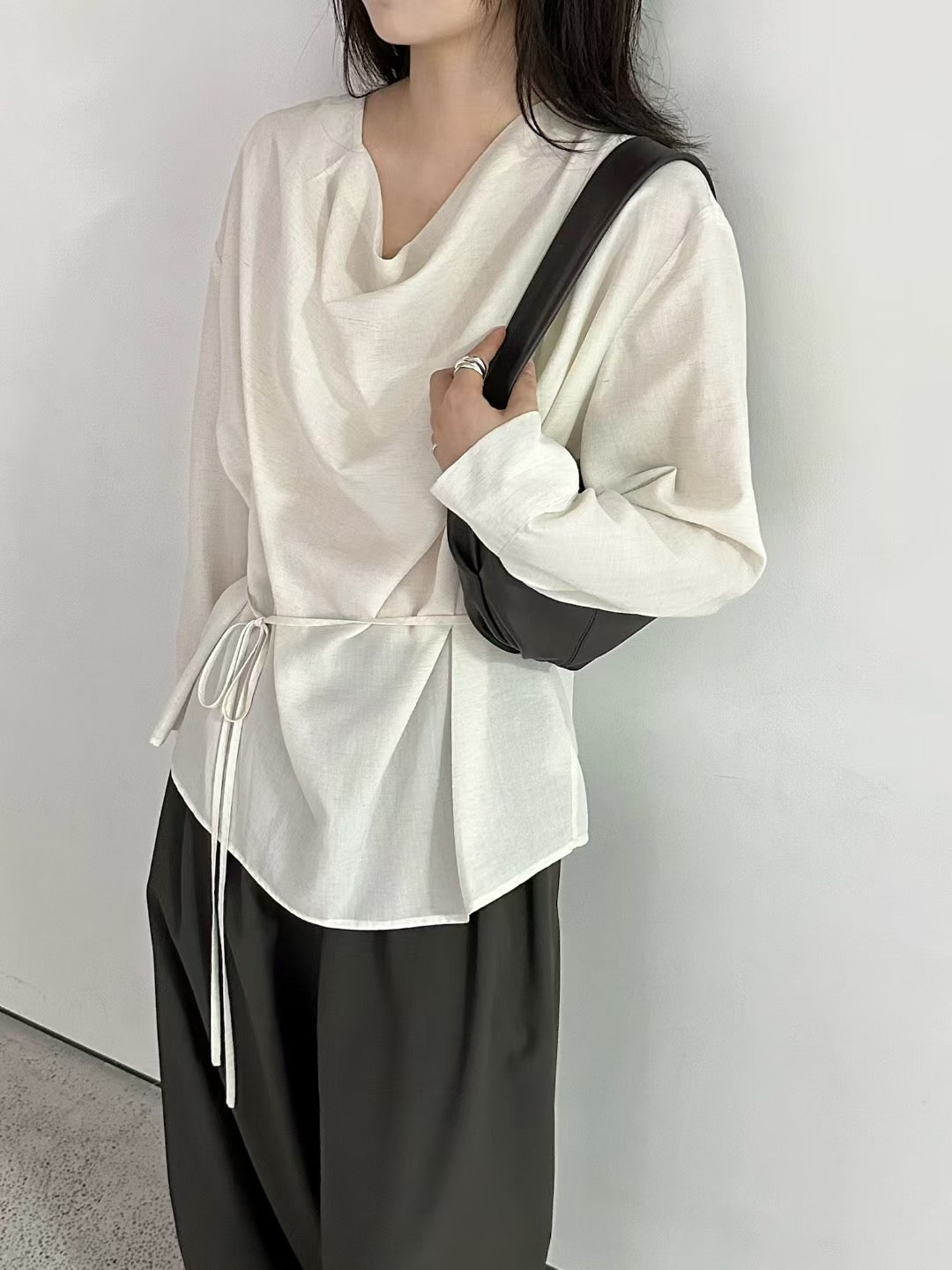 soild color pull-over top