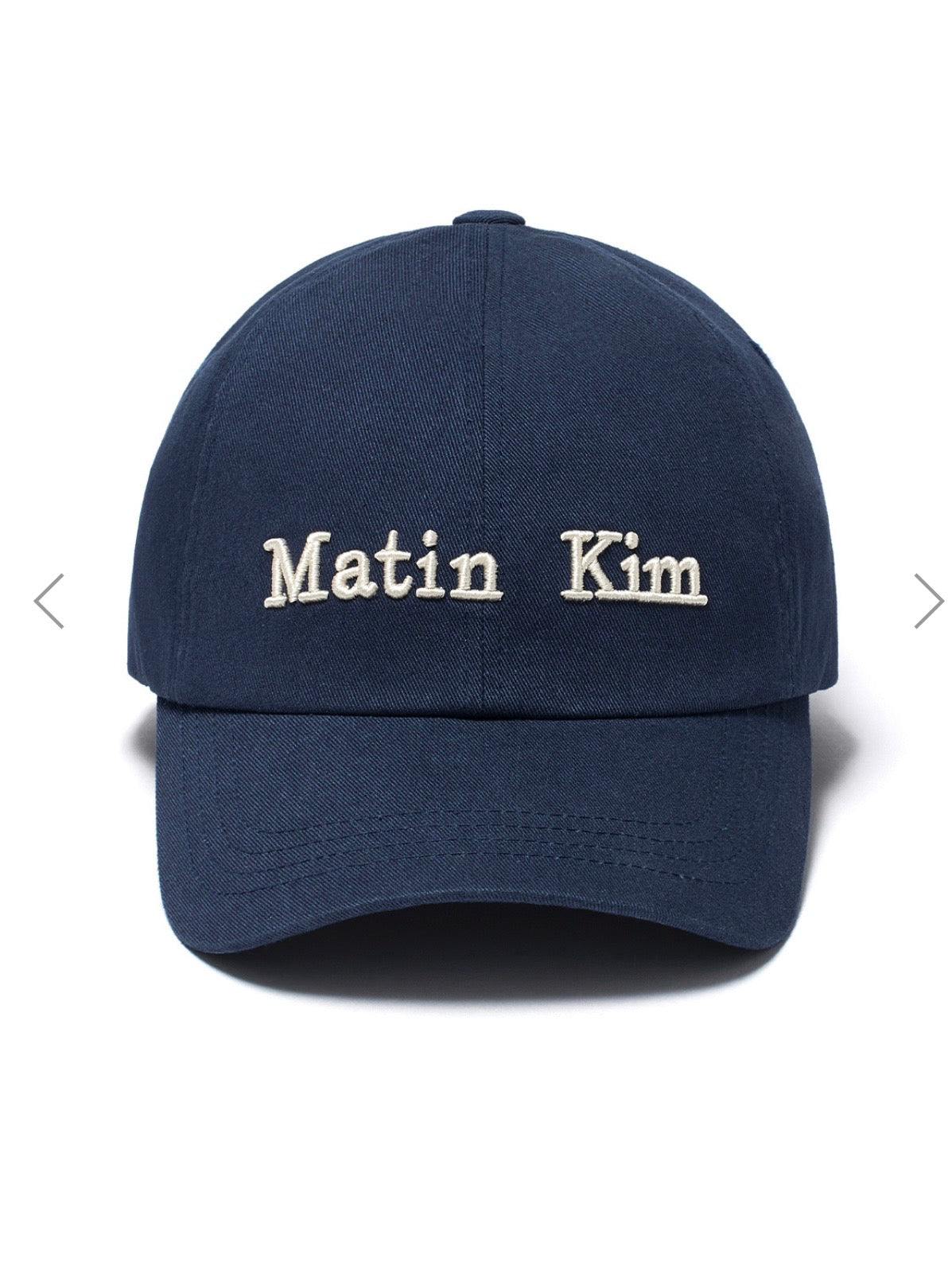 Matin Kim classic logo ball cap in navy