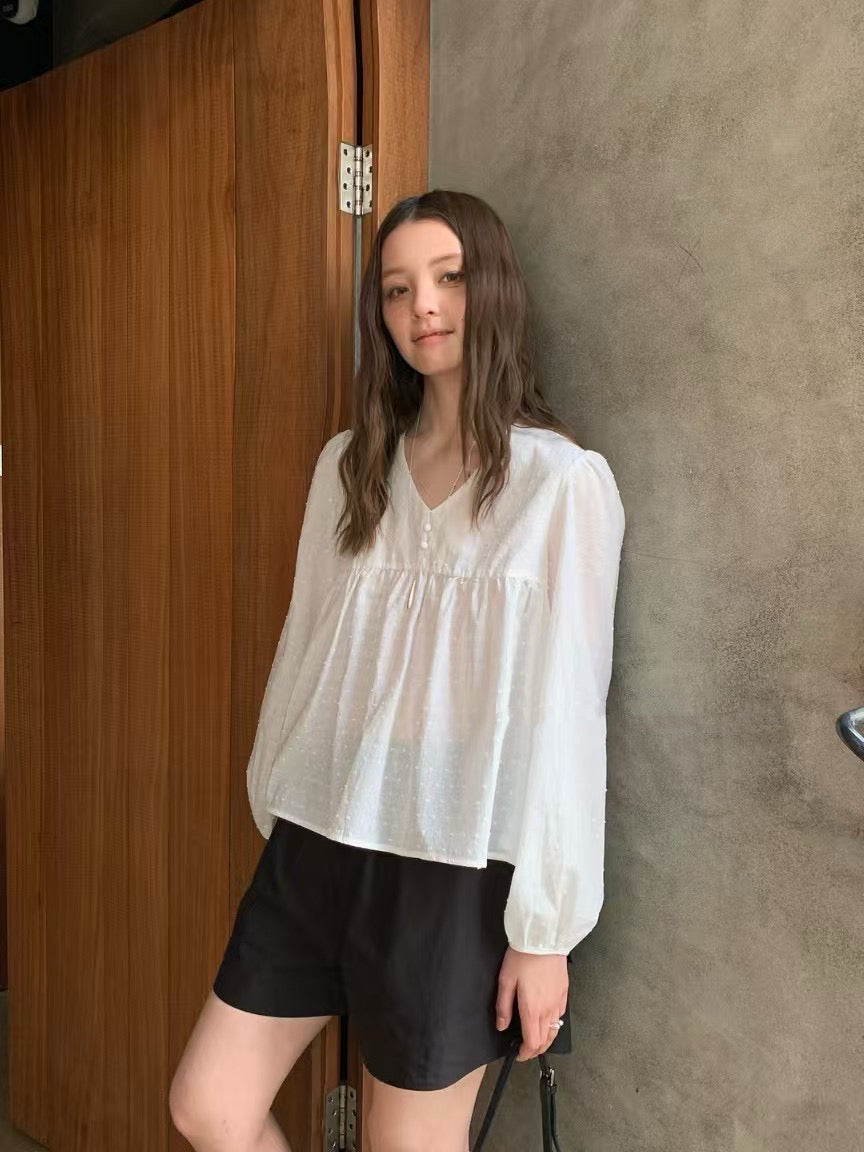 トップス andmary Alma cachecoeur tops gray Alma Top – Swim In Peach