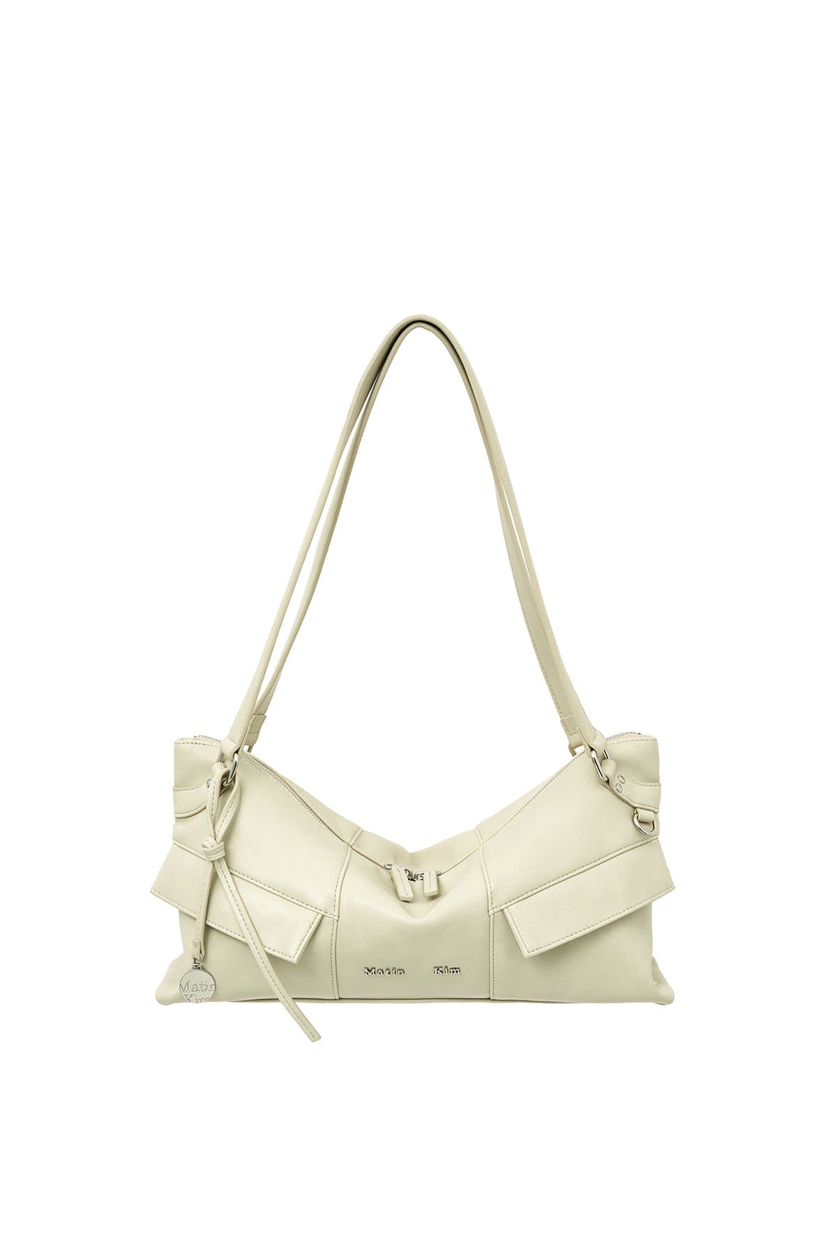 MATIN KIM WIDE NEMO SHOULDER BAG IN LIGHT BEIGE