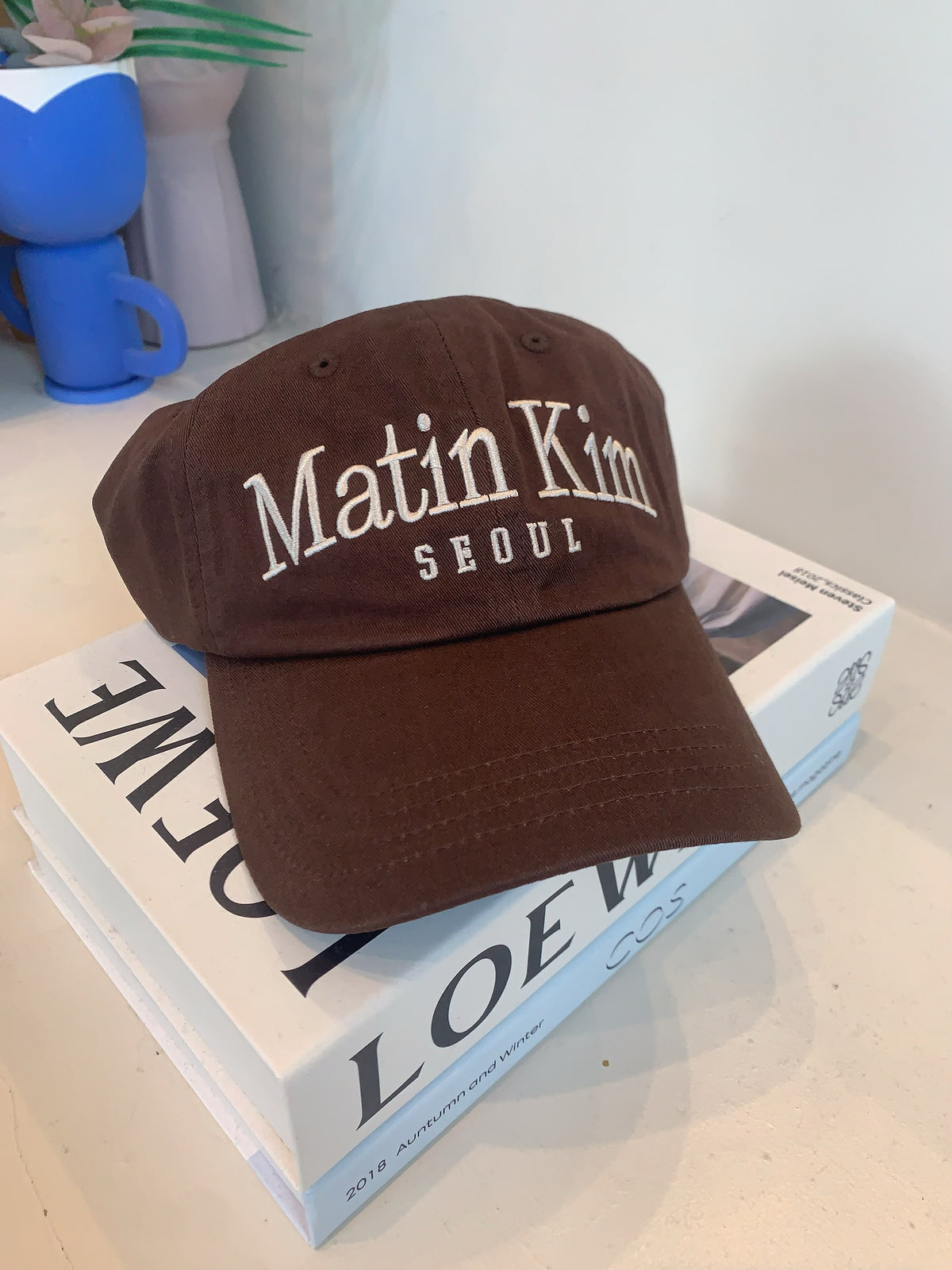 MATIN KIM SEOUL LOGO POINT BASIC BALL CAP