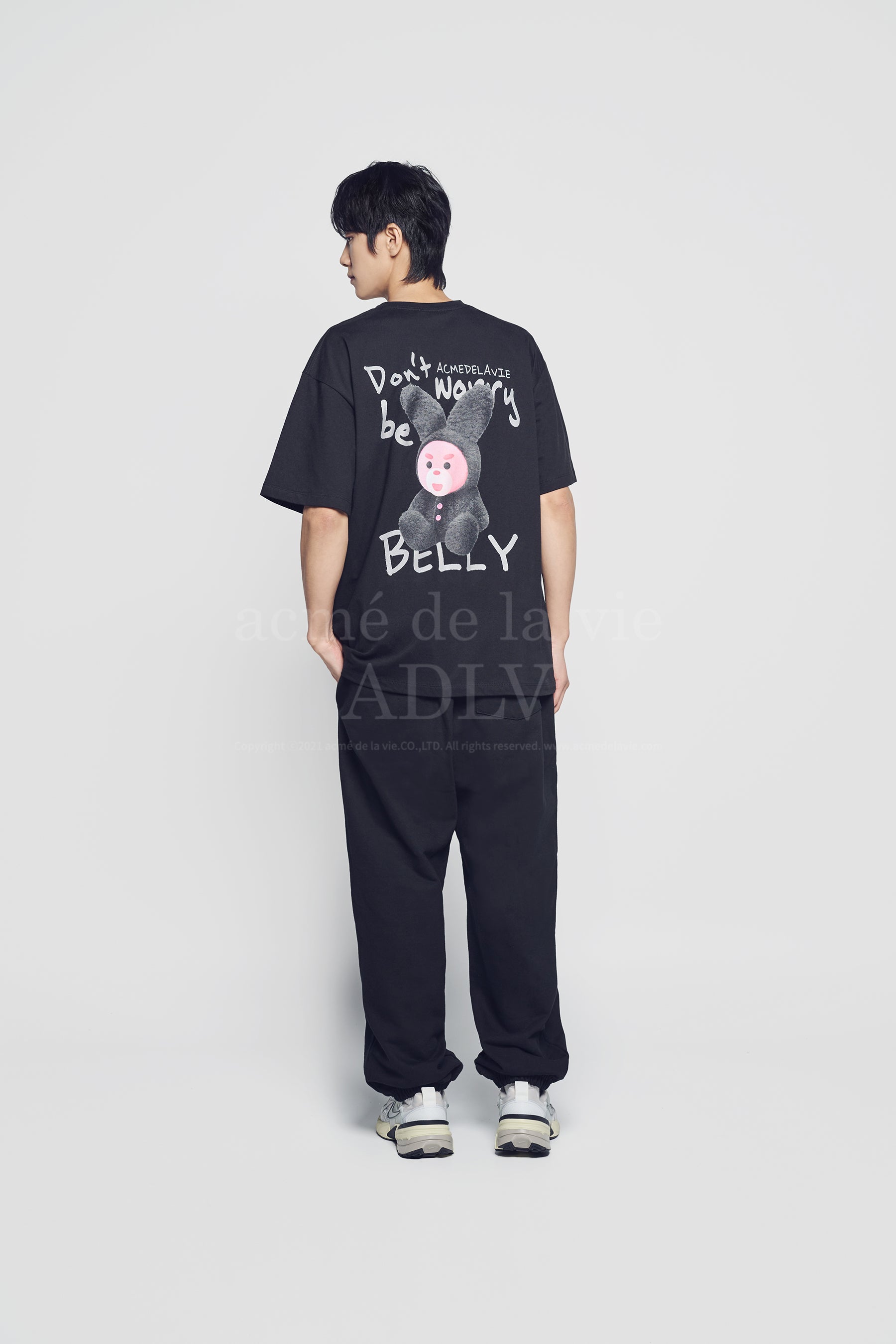 [ADLV] STRIPE RABBIT SHORT SLEEVE T-SHIRT /追跡付 ADLV RABBIT BELLY SHORT SLEEVE T-SHIRT – MO & MORE