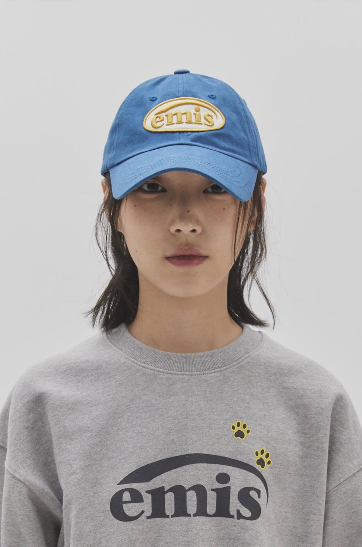 EMIS FOOT PRINT WAPPEN BALL CAP-NAVY