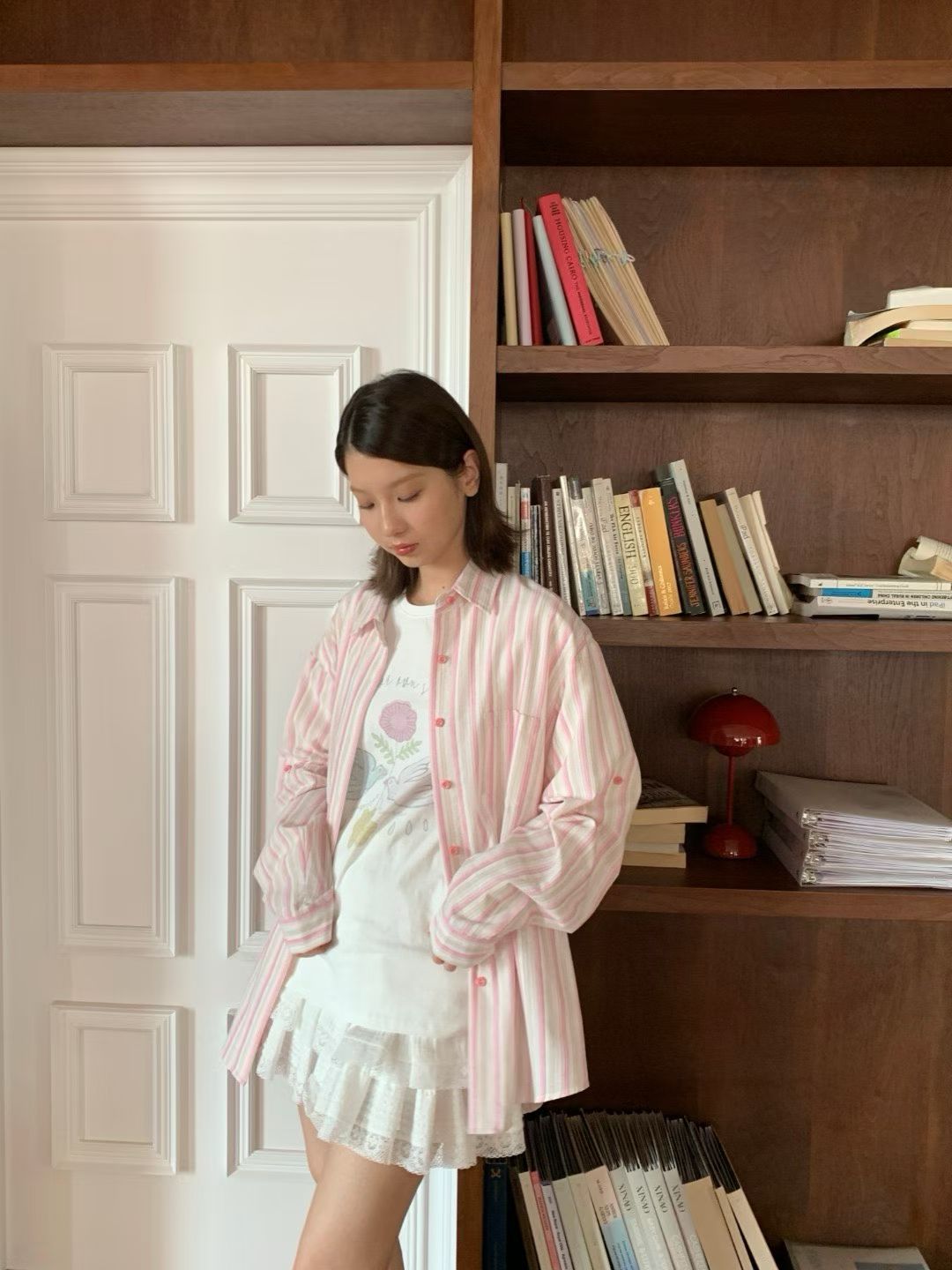 Rainbow stripe shirt