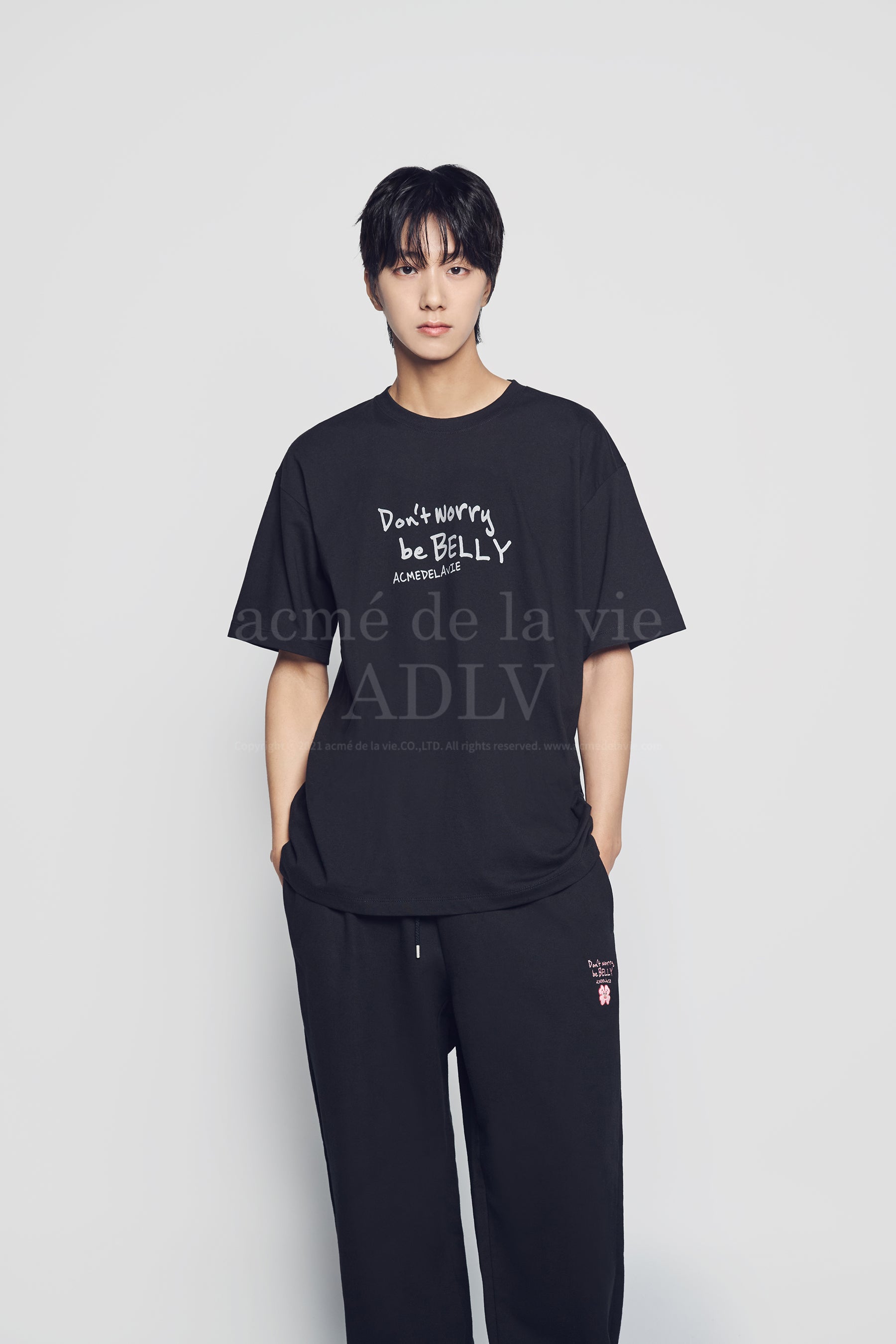 [ADLV] STRIPE RABBIT SHORT SLEEVE T-SHIRT /追跡付 ADLV RABBIT BELLY SHORT SLEEVE T-SHIRT – MO & MORE