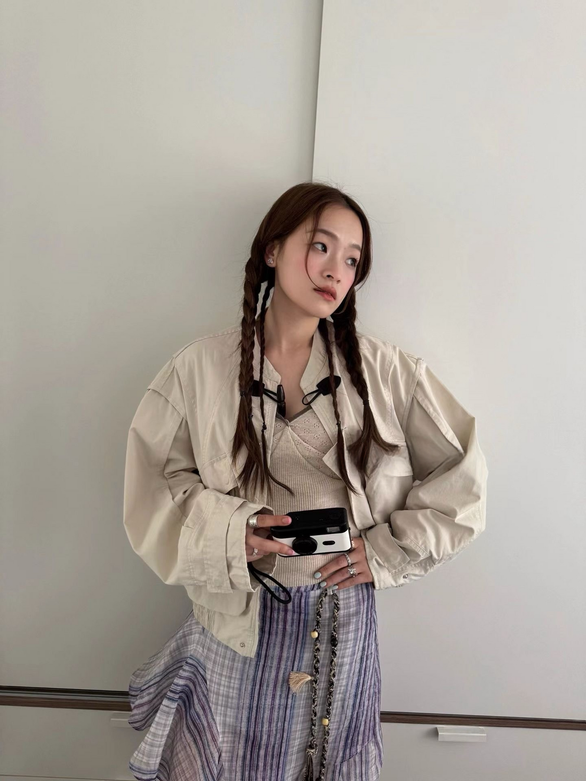 Single horn button jacket