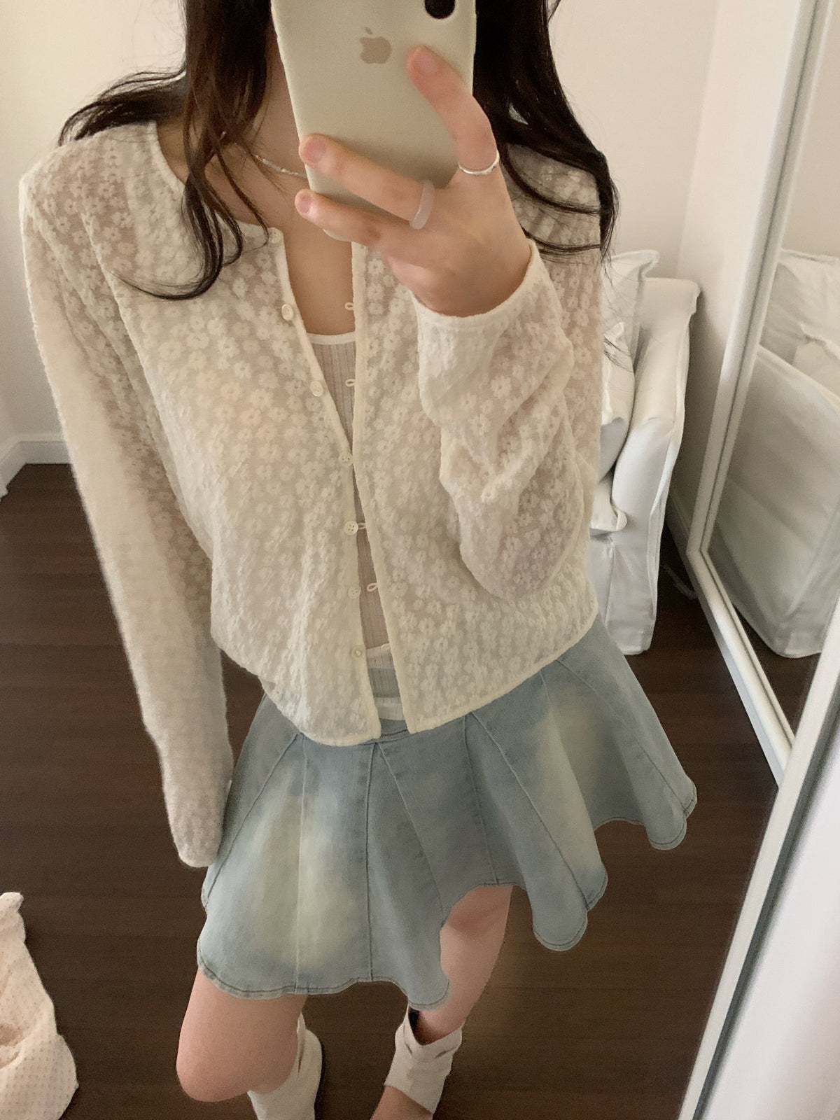 Floral cardigan