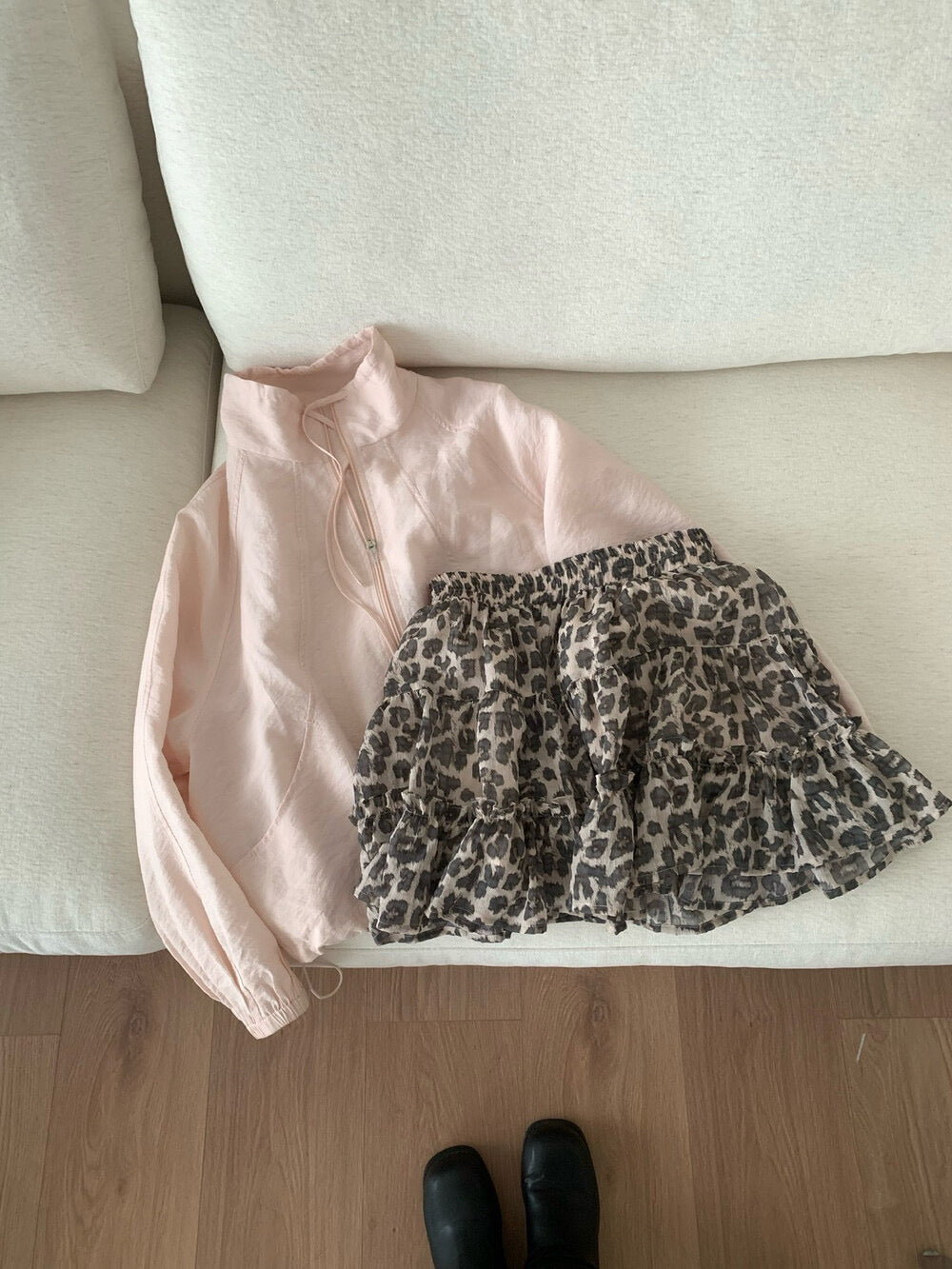 Leopard skirt