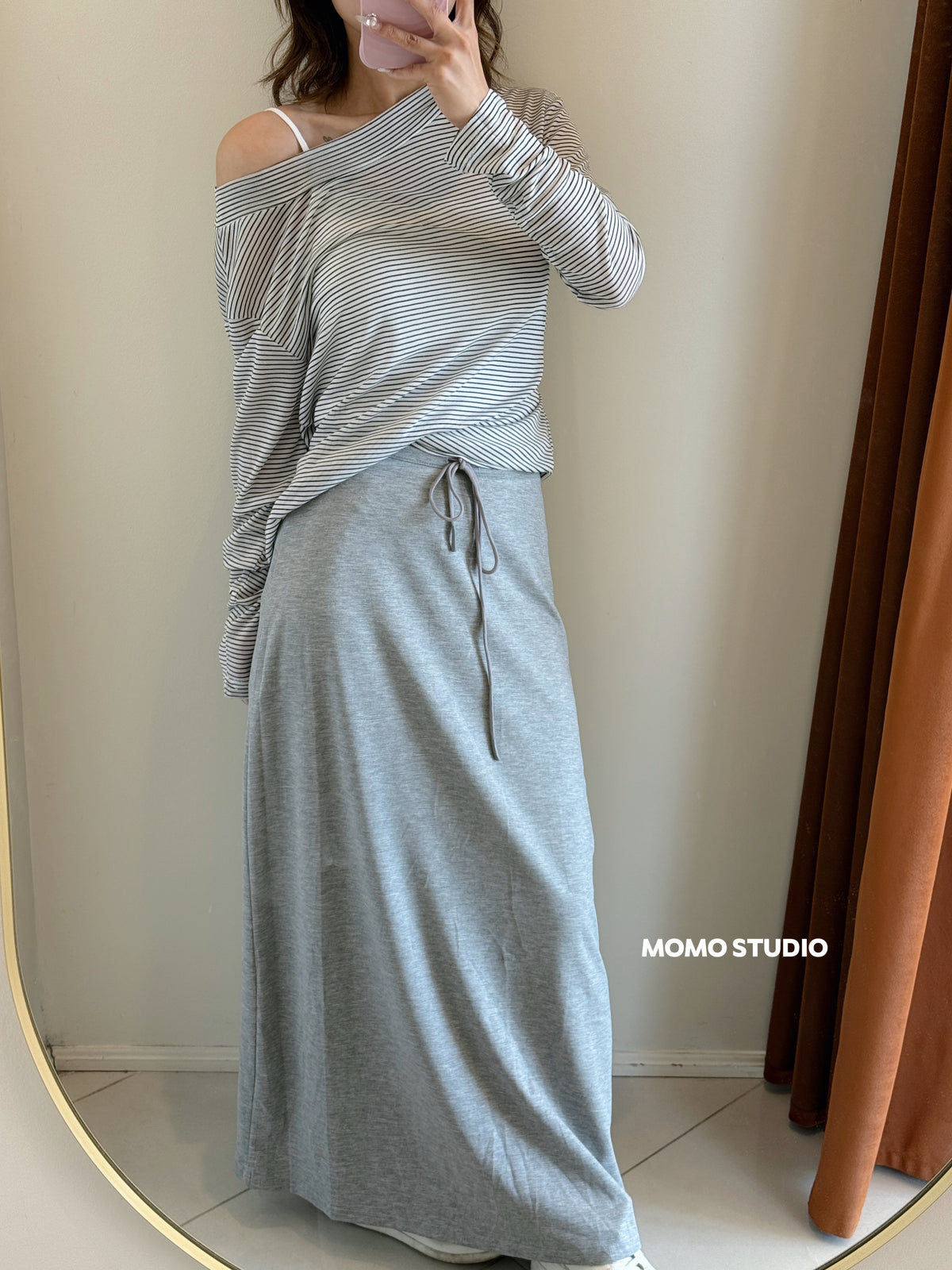 Relaxed Modal Sweatshirt Skirt