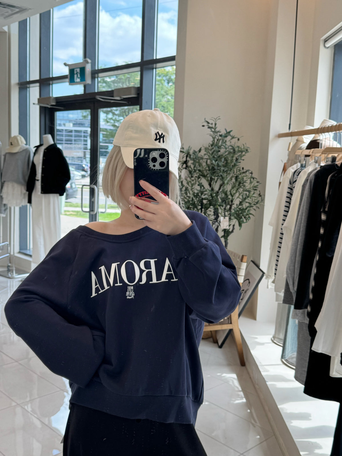 Alphabet zipper hoodie