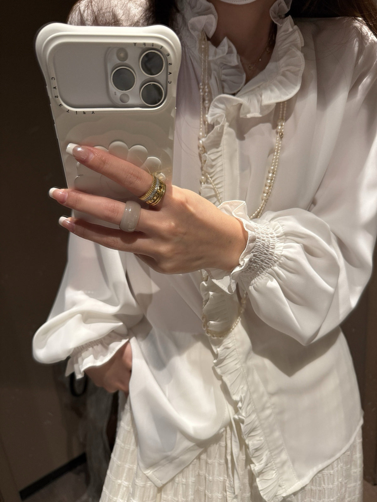 Ruffle blouse