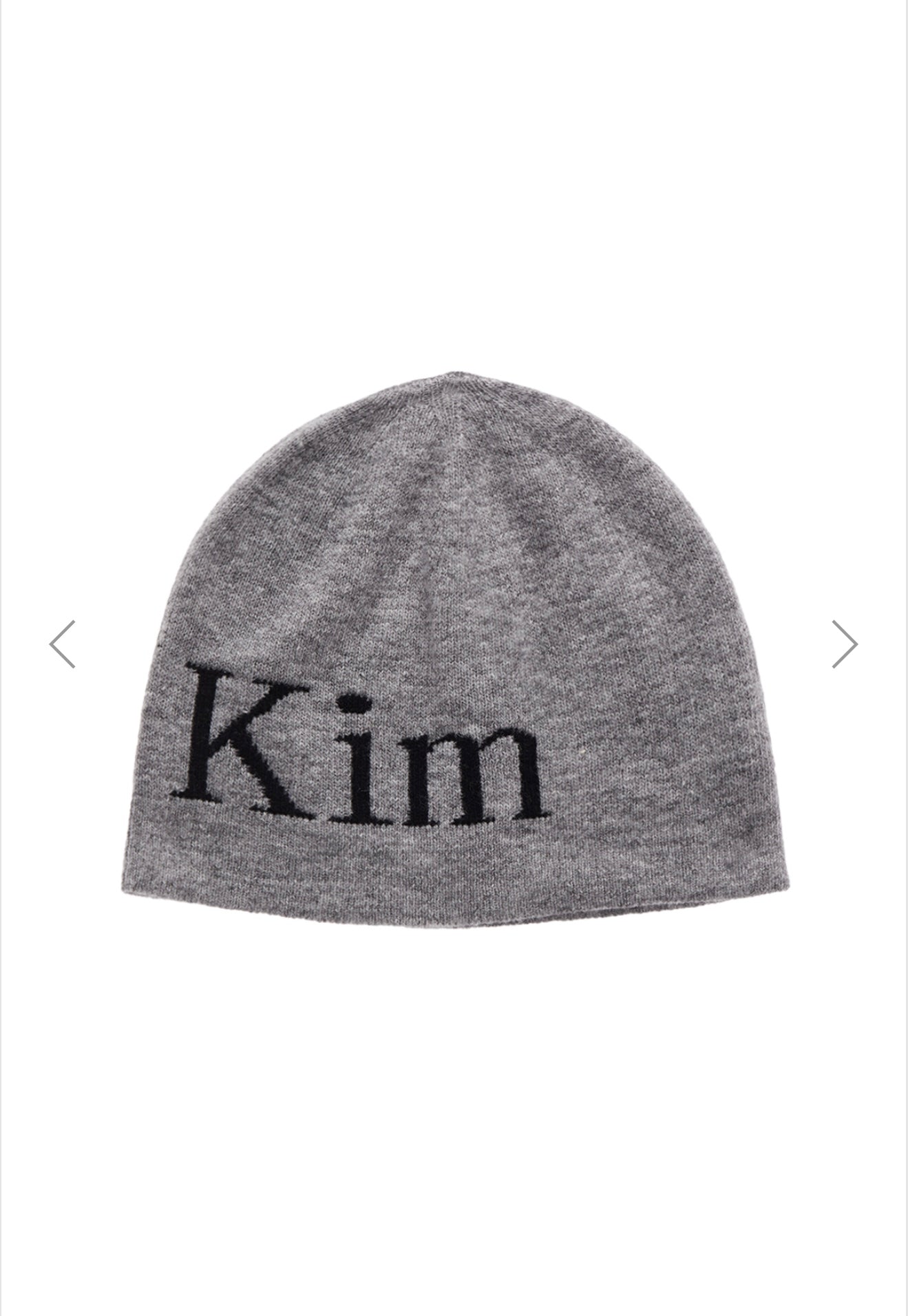 帽子 MATIN KIM LOGO JACQUARD SHORT BEANIE MATIN KIM LOGO JACQUARD SHORT BEANIE IN GREY – MO & MORE