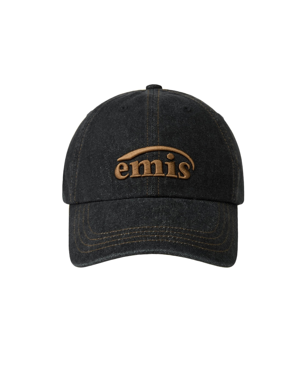 EMIS ONE TONE WASHED DENIM BALL CAP-GRAY DENIM