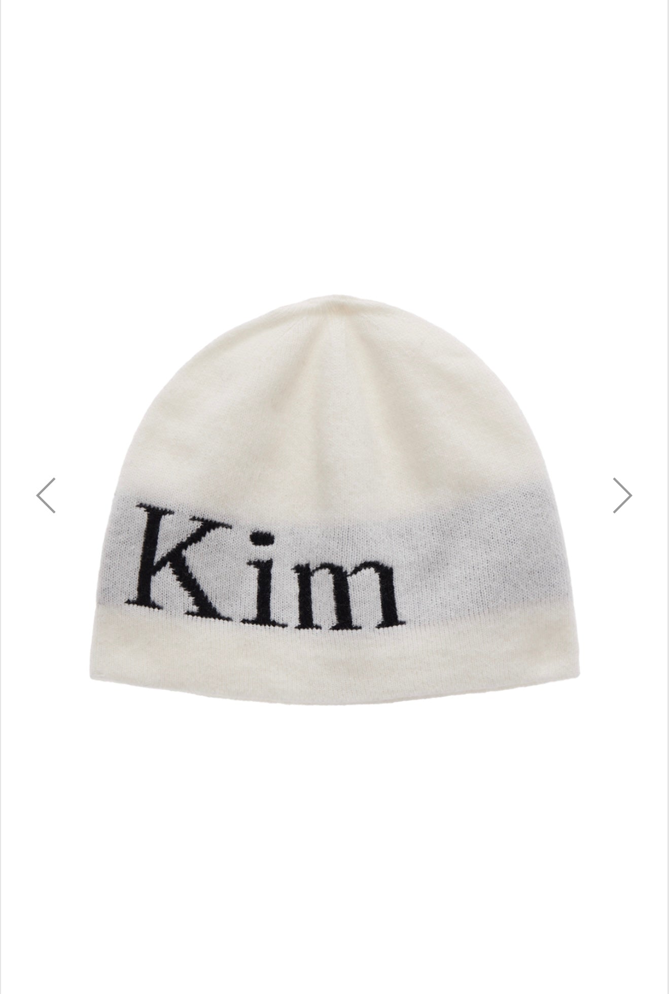 【新品】MATIN KIM LOGO JACQUARD SHORT BEANIE Matin Kim]Logo Jacquard Short Beanie In Grey