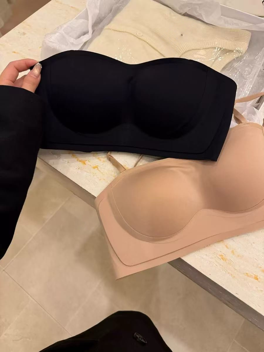 Strapless bra
