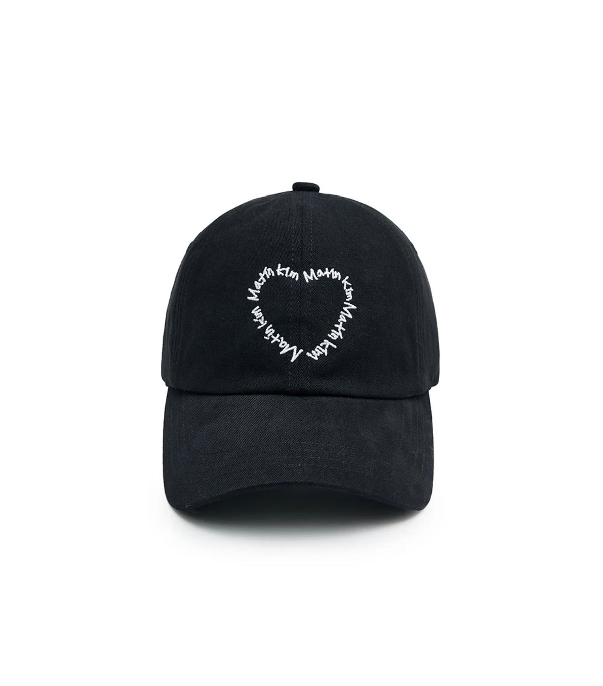 Matin Kim heart logo ball cap in black