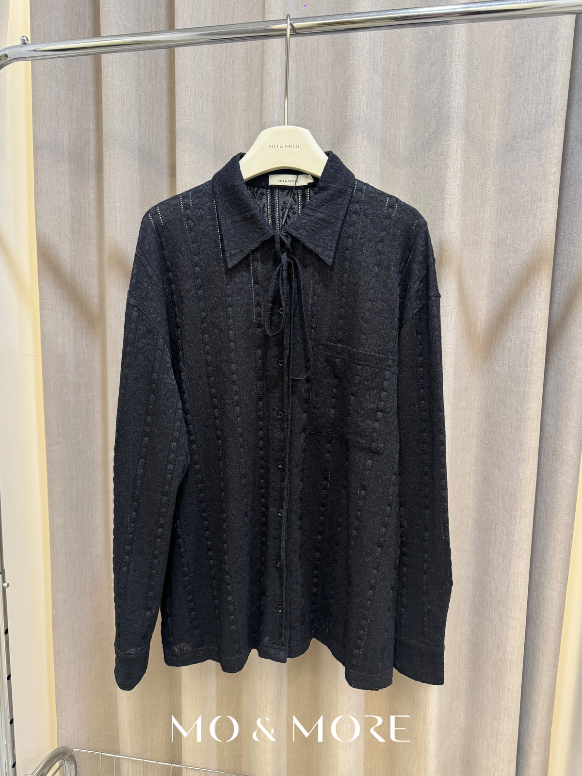 Eyelet Knit Shirt