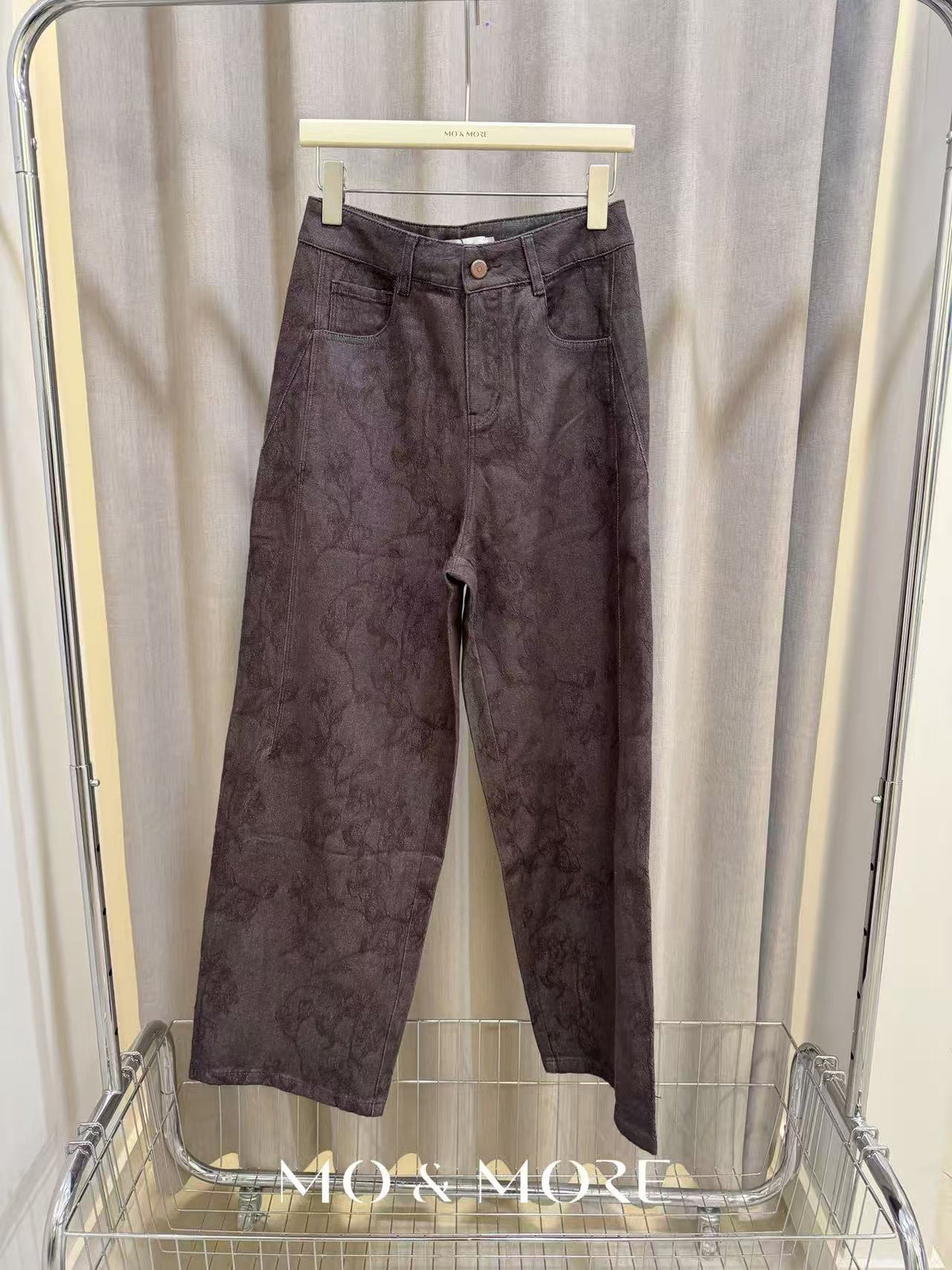 Vintage Patterned Jeans