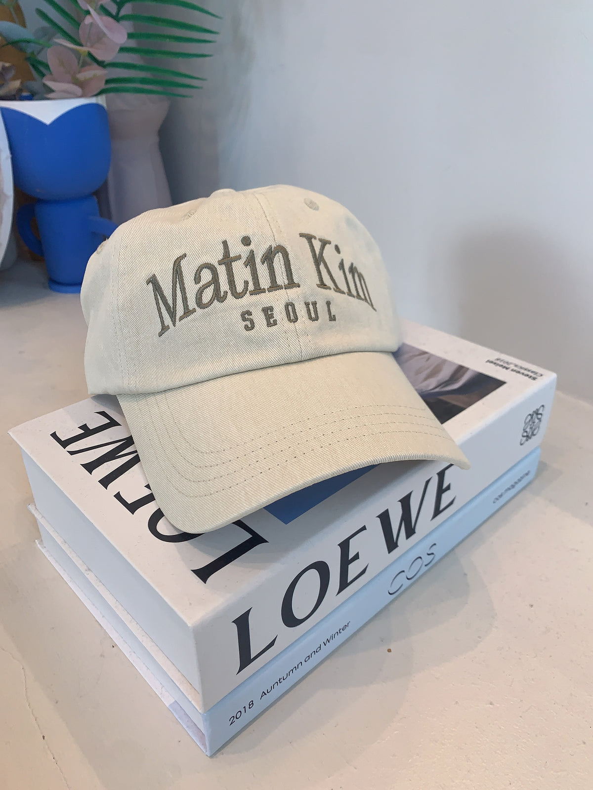 MATIN KIM SEOUL LOGO POINT BASIC BALL CAP