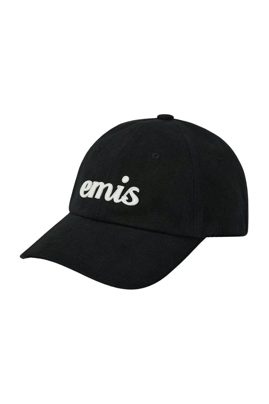 ◆EMIS◆ FOOT PRINT WAPPEN BALL CAPBLACK m1037_1332365 WAPPEN BALL CAP (RENEWAL)-BLACK - EMIS
